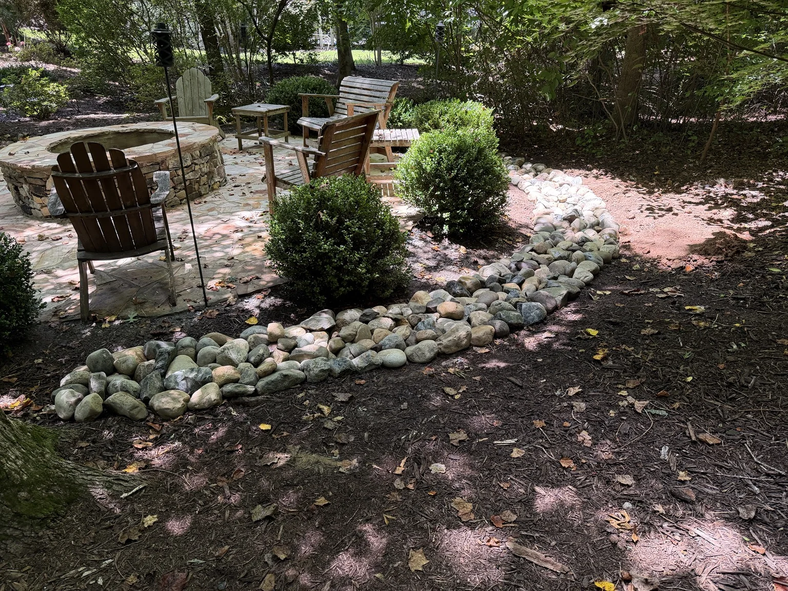 Dry creek drainage feature