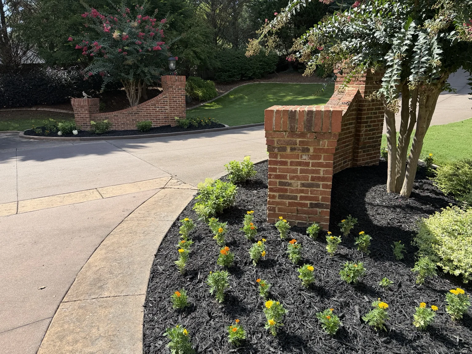 Entrance Landscaping by C3 Solutions